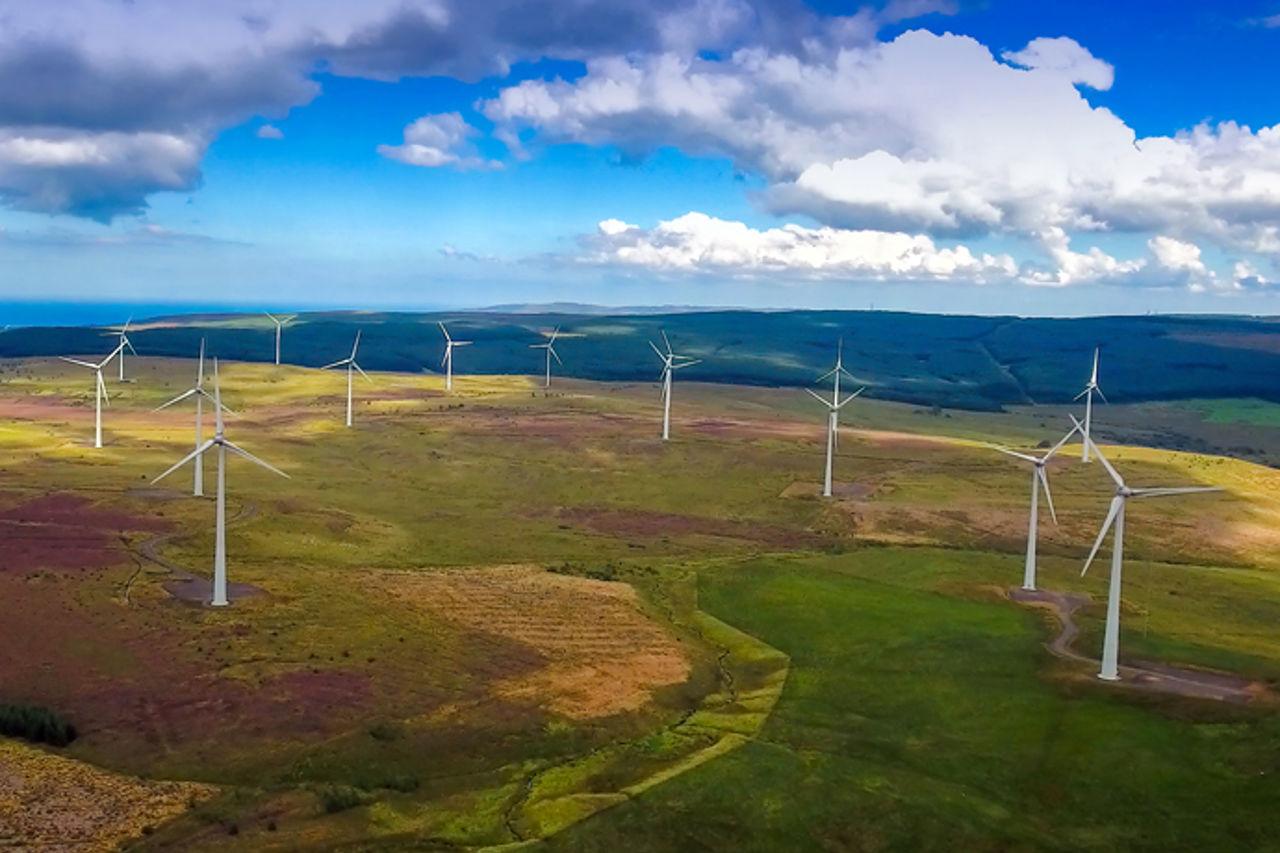 Wind turbines in Ireland